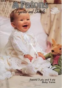 Patons 1095 Layettes and Shawls - Free