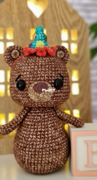 Oodles of Crochet Crafts - Rachel Zain - Plus Buddies Minis Teddy Edition