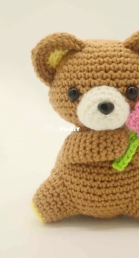 Stringy Ding Ding - Olive - Bear with Flower - Free