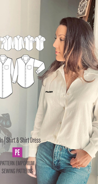 Pattern Emporium - All In Shirt & Shirt Dress - Sizes 4-30