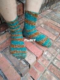 Hidden Trail Socks by Amy Kate Sutherland