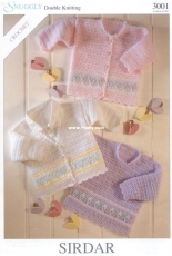 Sirdar 3001 - Cardigans and sweater