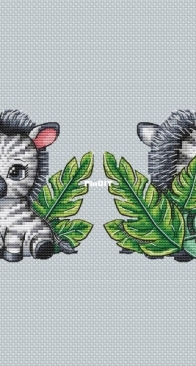 Zebras Baby - Double Sided by Anna Gaptullina