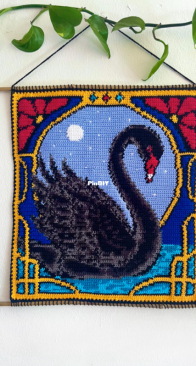 TheCrochetPainterr - The Black Swan Tapestry Crochet Pattern