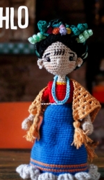 La Negra Crochetera - Ana Devanna - Frida Kahlo - Spanish