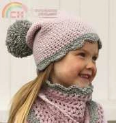 Drops Design-Hat & Neck Warmer-ne-006-bn