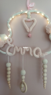 Emma name letter with Light