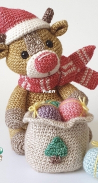 Belle and Grace Handmade Crochet - Amanda Bee - Romeo the Reindeer