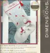 Dimensions 70-08902 - Snow Bears Stocking