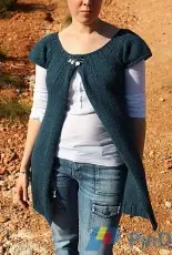Kids Tricots-Lady Haimi Vest by Muriela-French