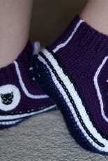 Knitted sport shoes socks