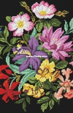 Bouquet 320/6 from the magazine Burda Gobelin 1975/320
