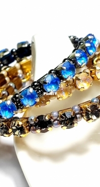 Mk Miyuki Tila Beaded Bracelet by Irina Mikhel - Russian