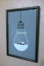 Christmas light bulb