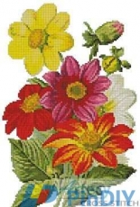 Artecy Cross Stitch - Single Dahlia
