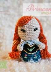 Electric Bunny - Kayla McRobie - Princess Anna Amigurumi Doll - English