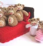 CrochetNPlayDesign - CraftyAnna - Five Little Monkey Jumping On The Bed