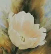 I love cross stitch IL-012 one tulip