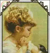 Passione Ricamo - Girl with Bird