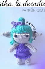 Woj Tejidos - Agatha the little elf - Spanish  - Free