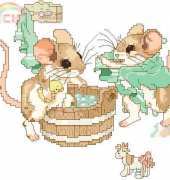 Clean/Dirty from The Merry Mouse Book of Opposites MM5 (pat)