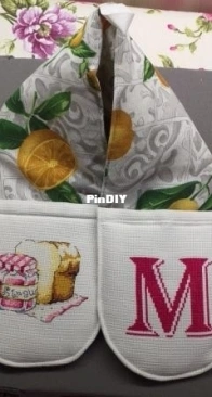 Double oven glove/Guanto forno doppio