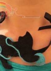 Chrys Altran-Felting Kitty Necklace-Free Pattern/Portuguese