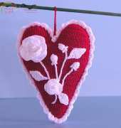 Bluebeary Treasures - Sue Pendleton - BBT075 - Romantic Heart Ornament - Free