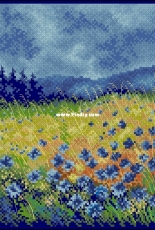 RTO M625 - Skyblue Cornflowers