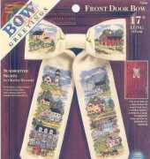 Dimensions Bow Greetings - Front Door Bow 72556 Summertime Sights