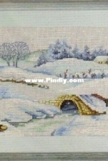 Permin of Copenhagen 12-2313 - Countryside Scene - Winter
