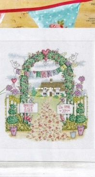 Happily Ever After - Wedding Sampler by Durene Jones from Cross Stitch Gold 109