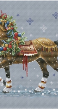 Marshmallow Witch - Zephyr Witch - Christmas horse by Asya Pristavova SAGA