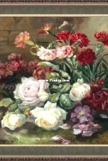 Art-goblen - Roses and Carnations