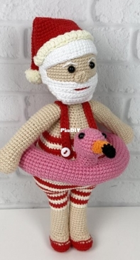 The Cheerful Chameleon - Charlyn Smith - Swimming Santa