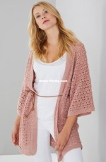 Schachenmayr S10462 - Design Quali Studio - Kimono-style crochet jacket - Free