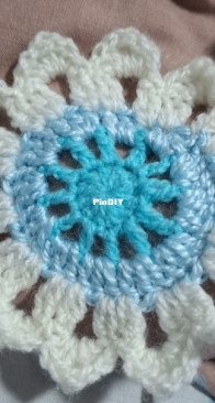 Flor a crochet