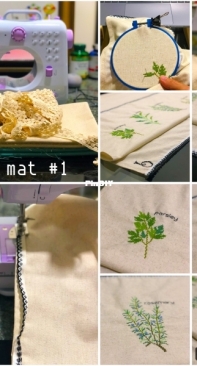 A yoga towel