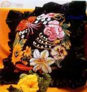 Floral Pillow from Labores de Ana