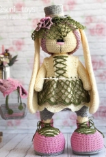 Crochet Bunny Art - Irina Tarasova - Outfit set Marcelle