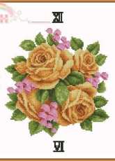 OTWO Design 08-803 Wedding Rose Yellow xsd + pcs