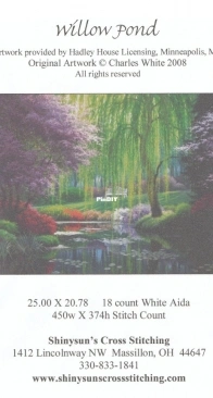 Shinysuns Cross Stitching - Willow Pond XSD
