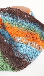 4 Color marled cowl by Petra Breakstone-Free