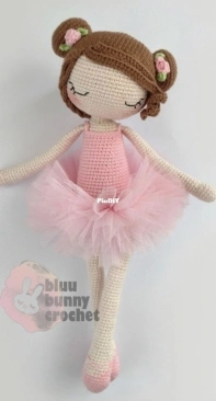 Bluu Bunny Crochet - Renata Volent - Ballerinas - Rosie doll