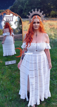 Crochetverse - Stephanie Pokorny - Moonchild Dress with Additional Mod Sleeves