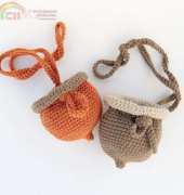 The Itsy Bitsy Spider - Karla Fitch - Little Misss Acorn Pouch - Free