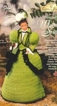 The Needlecraft shop - Inez Collins Scott - 952501 - Crochet Ladies of Fashion - Abigails Walking Suit