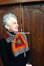 Murano Glass Scarf & Neckwarmer by Laura J Bellows