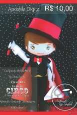 Costurando Sonhos - Zilma Rocha - Circus Magician -  Felt - Portuguese