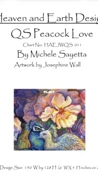 HAED - HAEJWQS 011 - QS Peacock Love by Josephine Wall SAGA